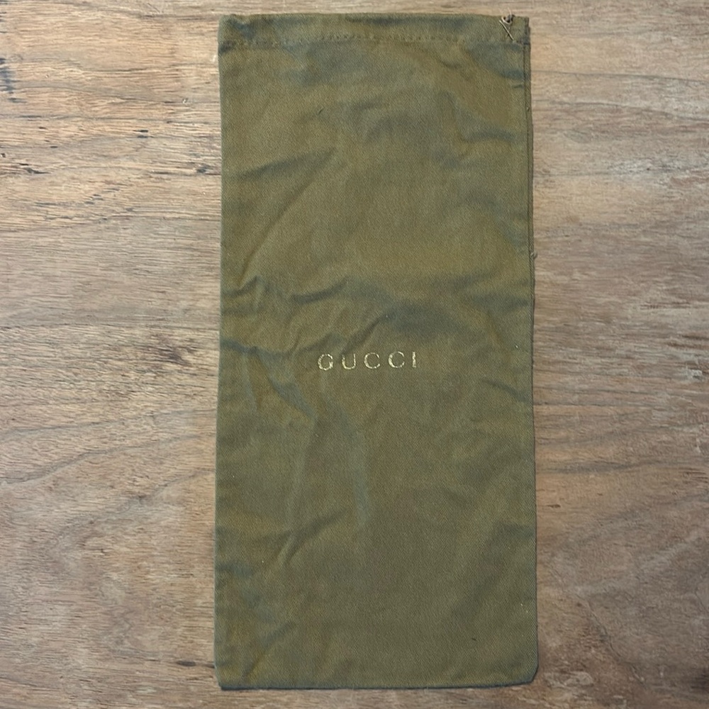 Gucci Olive Green Dust Bag
